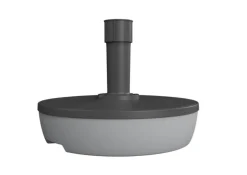 Pied de parasol rond à remplir coloris gris en plastique - Ø 49,5 cm