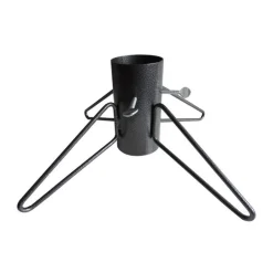 Pied de sapin en fer rond gris martelé H 20 x Ø 9 cm