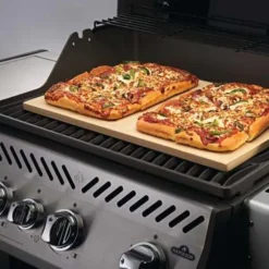 Pierre à pizza large rectangle beige 65 x 43 x 4,5 cm