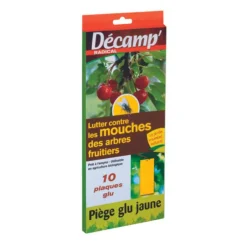 Piège à glu contre les mouches dess arbres fruitiers x 10
