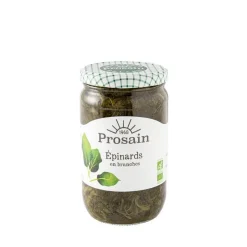 Épinards en branche bio en bocal de 660 grammes
