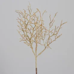 Pique décorative de Noël or - 38 cm