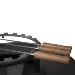 Piques à brochettes x 3 en acier Oyat Asado - 65 cm