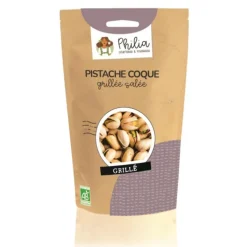 Pistaches coques grillées salées bio Philia - 200 g