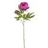 Pivoine artificielle recyclée violette - H 66 cm