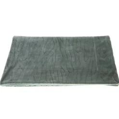 Plaid en polyester coloris amande Lou - 170 x 130 cm