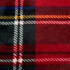 Plaid rouge en polyester Tartan - 150 x 200 cm