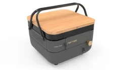 Plancha Nomad au gaz coloris noir en acier Forge Adour Nomad - 33,5 x 33,5 x 21,5 cm