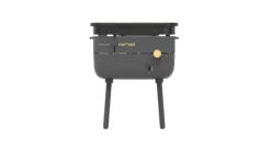 Plancha Nomad au gaz coloris noir en acier Forge Adour Nomad - 33,5 x 33,5 x 21,5 cm