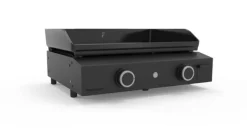 Plancha Origin au gaz 60 pour 8 à 10 personnes coloris noir en acier 5000 W Forge Adour Origin - 60,7 x 54,6 x 24 cm