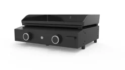 Plancha Origin au gaz 60 pour 8 à 10 personnes coloris noir en acier 5000 W Forge Adour Origin - 60,7 x 54,6 x 24 cm