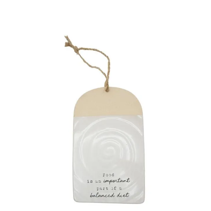 Planche à découper bicolore en céramique 30x11,7x1 cm