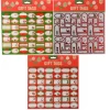 Planche de 42 étiquettes autocollantes pour cadeaux - 30,5 x 25 cm