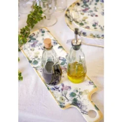 Planche de présentation Garden Flora en grès 47x15 cm