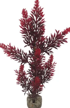 Plante artificielle pour aquarium coloris jaune LABEO Élodée colorée