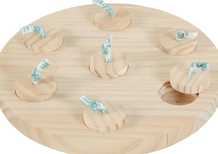 Plateau à friandises pour lapin en bois coloris beige Zolux Neolife