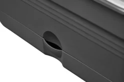 Plateau de culture en plastique recyclé coloris living noir avec couvercle serre Elho Green Basics Allin1 taille M - 18 x 32 x 13,2 cm