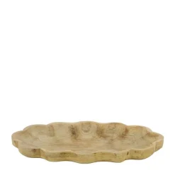 Plateau en bois naturel de manguier petit modèle - 28 x 14,5 cm