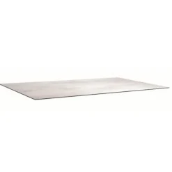 Plateau fin coloris gris en HPL Stern - 130 x 80 x 13 cm