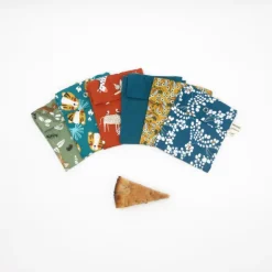 Pochette à goûter en coton Oeko-Tex Alterosac – 12 x 14,5 cm