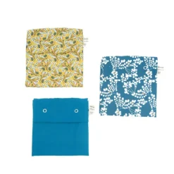 Pochette à sandwich en coton Oeko-Tex Alterosac taille S – 17,5 x 17,5 cm