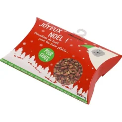 Pochette de friandises de Noël pour chat rouge Wouapy – 50 g