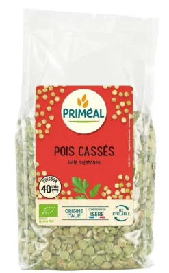 Pois cassés bio en sachet de 500 g