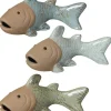 Poisson en terre cuite émaillée Deroma Bubble - 25 x 9 x 10 cm
