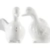 Poivrier porcelaine blanche forme Canard - 8 x 9 x 9 cm