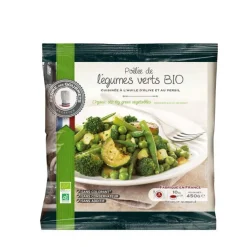 Poêlée de légumes verts surgelés Fego - 450 g