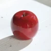 Pomme décorative rouge - Ø 7,5 cm