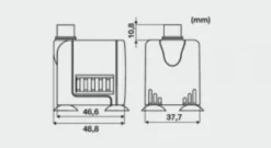 Pompe à eau micro jet, silencieuse, débit 450L/h, NEWA - modèle MC450