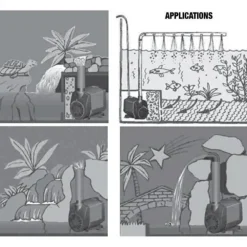 Pompe d'aquarium silencieuse, performante, NEWA - modèle New Jet NJ400 - capacité 400L/H