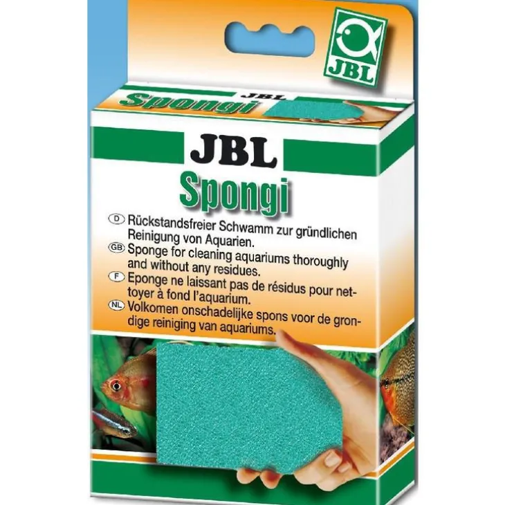 Éponge verte Jbl pour aquarium 11,5 x 9 cm