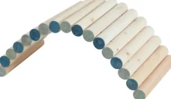 Pont articulé pour cobaye en bois coloris beige Zolux Neolife – Taille M
