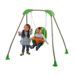 Portique pliable avec siège balançoire pour bébé