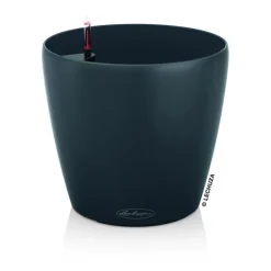 Pot à réserve d'eau Classico Gris ardoise Ø.35 x H.33 cm