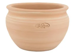 Pot boule en terre cuite claire Terrablanca - Ø 34 x H 24 cm