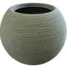 Pot boule pour décoration intérieure ou extérieure lichen Mineral – 30 litres Ø 40 x H 33 cm