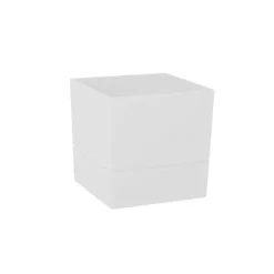 Pot carré Aquaduo blanc ivoire 9 L