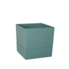 Pot carré Aquaduo vert eucalyptus 4,5 L