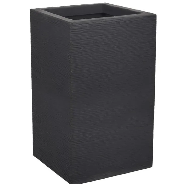 Pot carré haut coloris gris Graphit up - Ø 29,5 cm