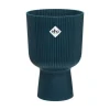 Pot coupe bleu foncé Elho vibes fold - Ø 14 cm