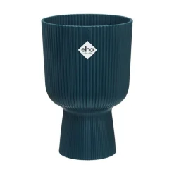 Pot coupe bleu foncé Elho vibes fold - Ø 14 cm