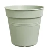 Pot de culture en polypropylène vert pierre Elho Green basics - Ø 27 x H 24,7 cm