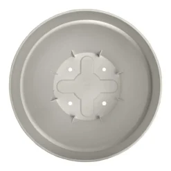 Pot de fleurs rond blanc soie Elho vibia campana - Ø 47 x H 40,4 cm