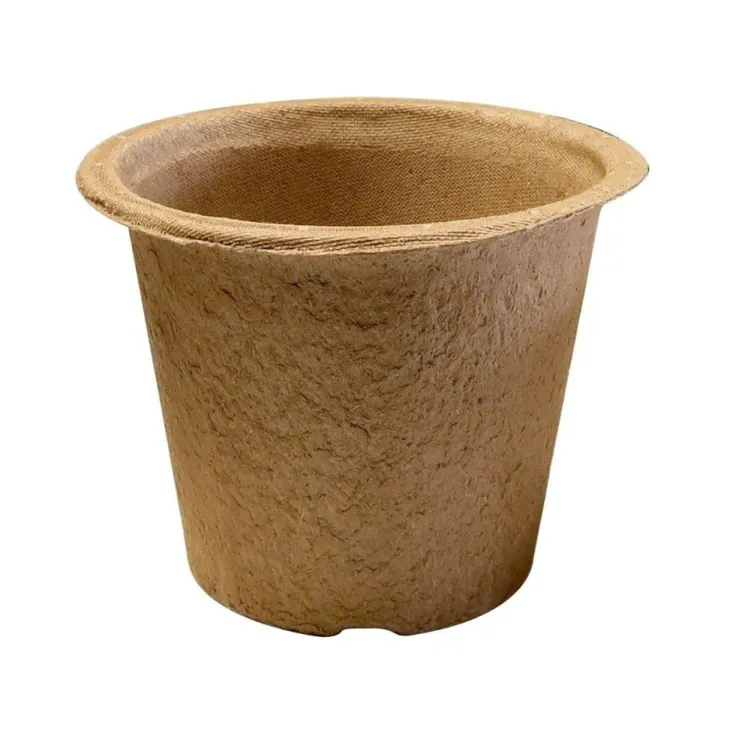 Pot de germination biodégradable marron pour semis Jany - Ø 14 cm