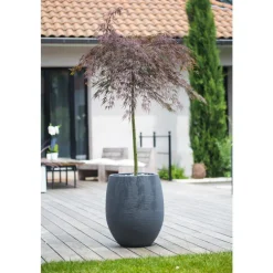 Pot Egg Graphit Anthracite - D.50 x H60