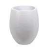 Pot Egg Graphit blanc cérusé - D.50 x H60