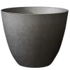Pot en matière recyclée coloris gris ardoise Poetic Elément conique 40 L - Ø 39,1 x H 32 cm